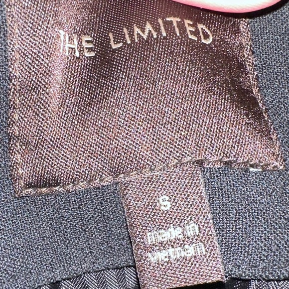 The Limited Black Blazer Asymmetrical  Zip Tailored Suit Jacket - Picture 3 of 3